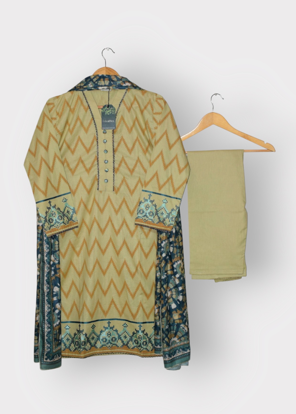 Vibrant Ombre - 3 Piece Hand Screen Printed (Ready to Wear)