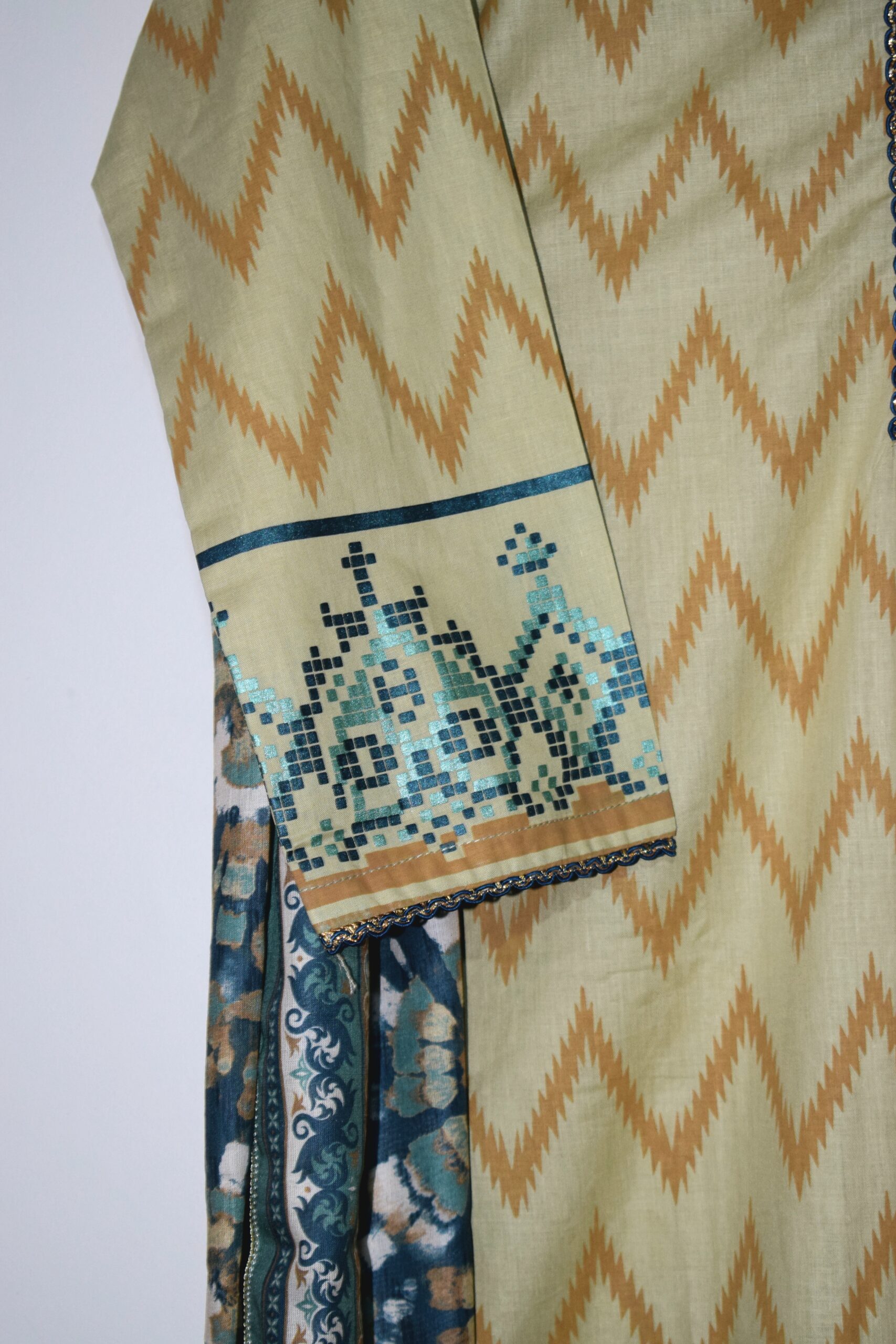 Vibrant Ombre - 3 Piece Hand Screen Printed (Ready to Wear) - Image 3