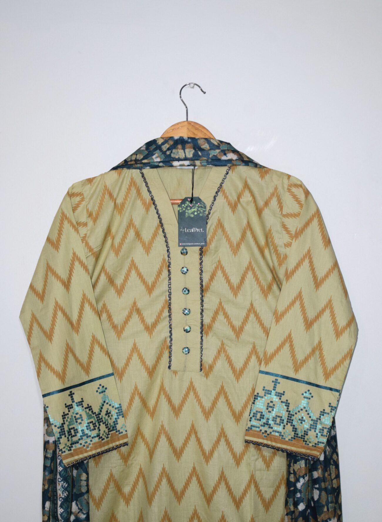 Vibrant Ombre - 3 Piece Hand Screen Printed (Ready to Wear) - Image 2