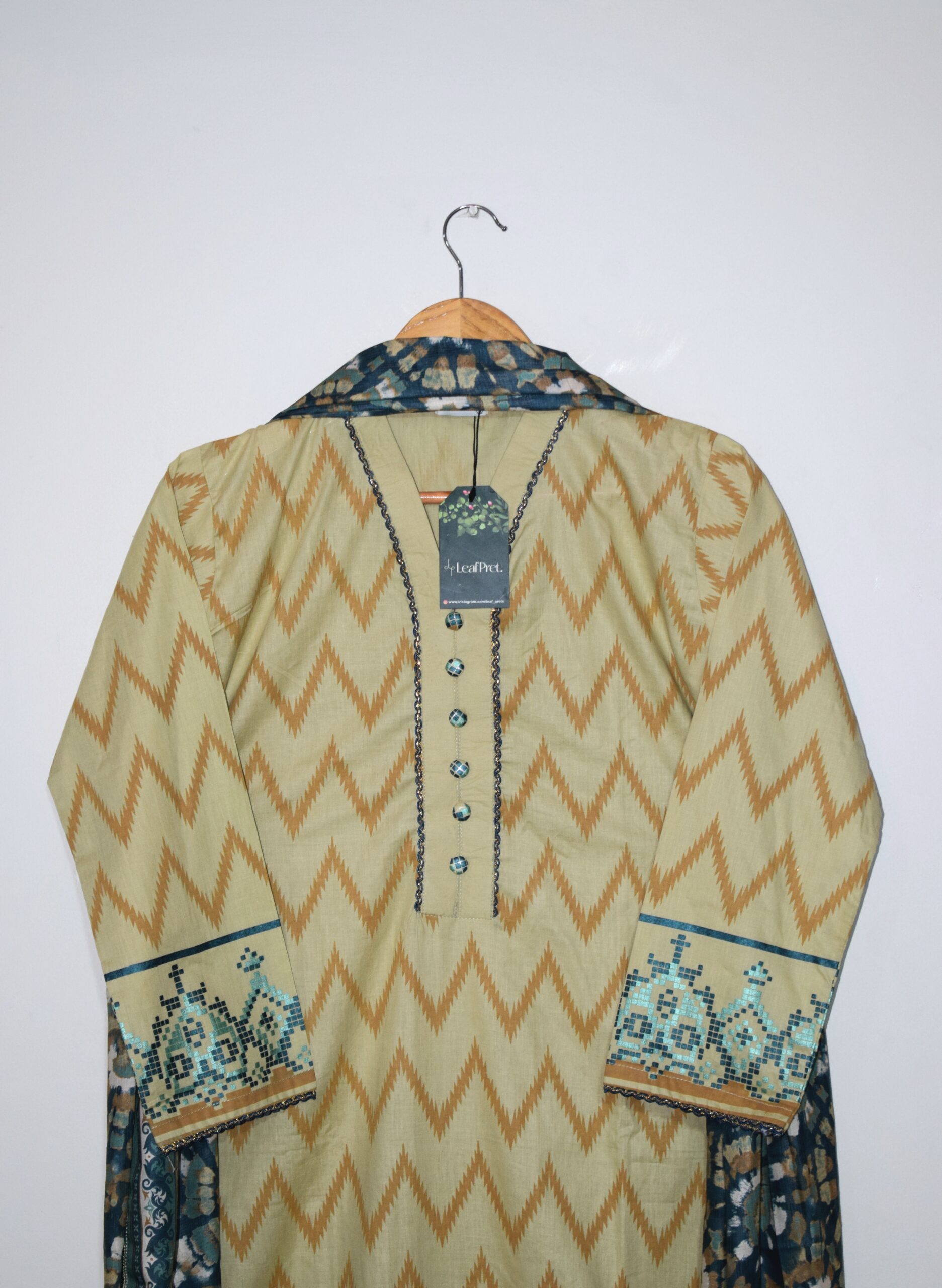 Vibrant Ombre - 3 Piece Hand Screen Printed (Ready to Wear) - Image 2