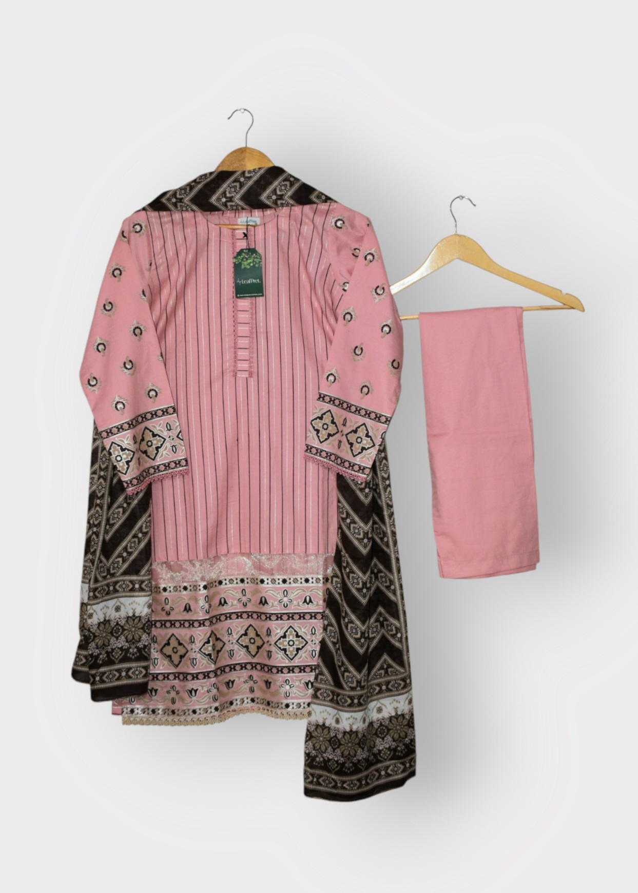 Pink Chic - 3 Piece Hand Screen Printed (Ready to Wear)