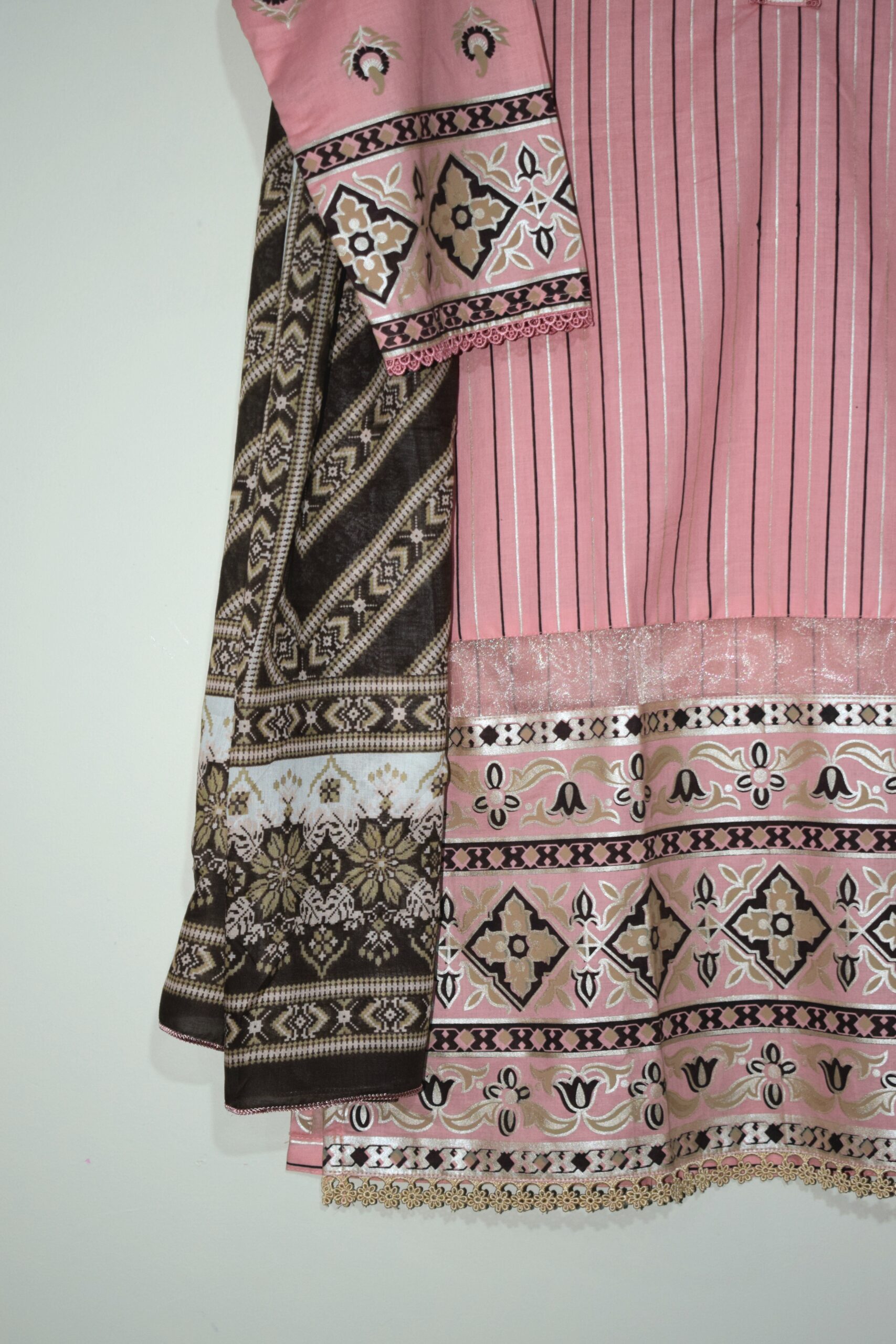 Pink Chic - 3 Piece Hand Screen Printed (Ready to Wear) - Image 3