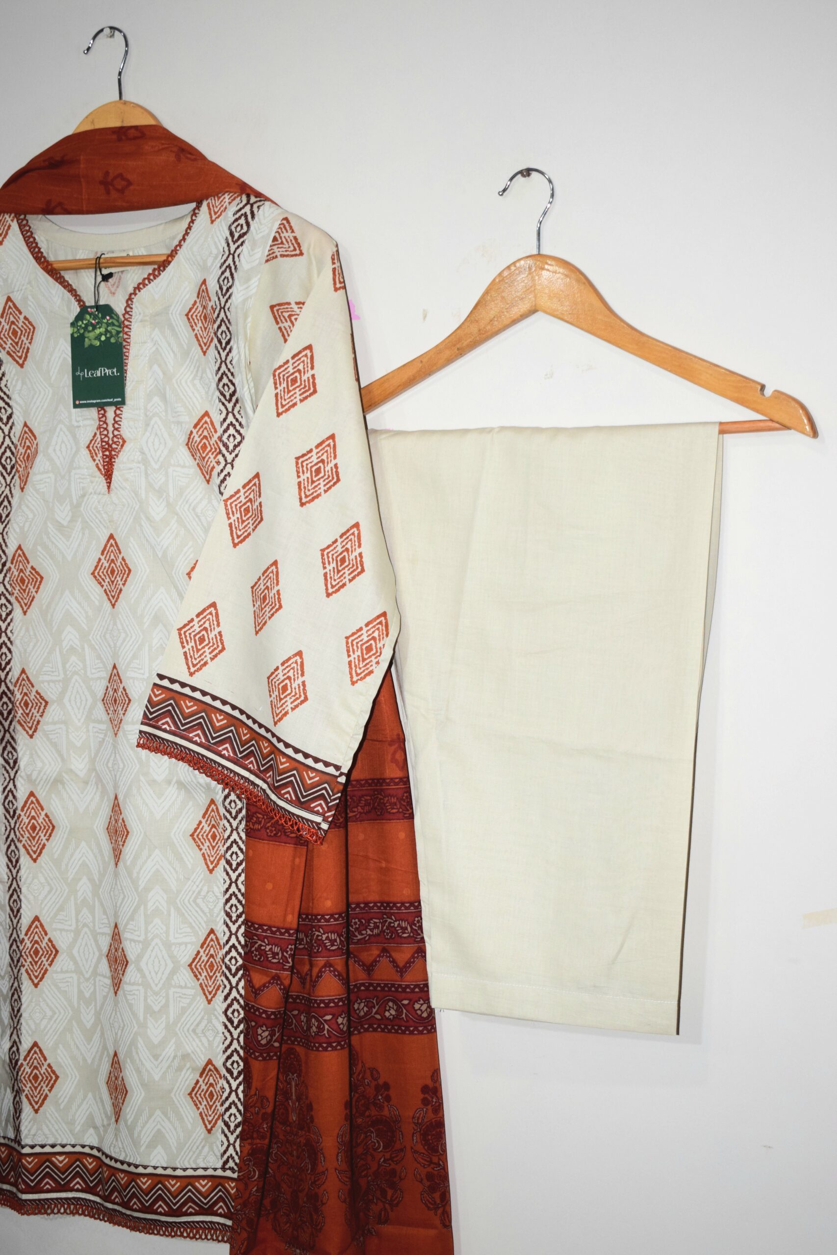 Summer Dusk - 3 Piece Hand Screen Printed (Ready to Wear) - Image 3