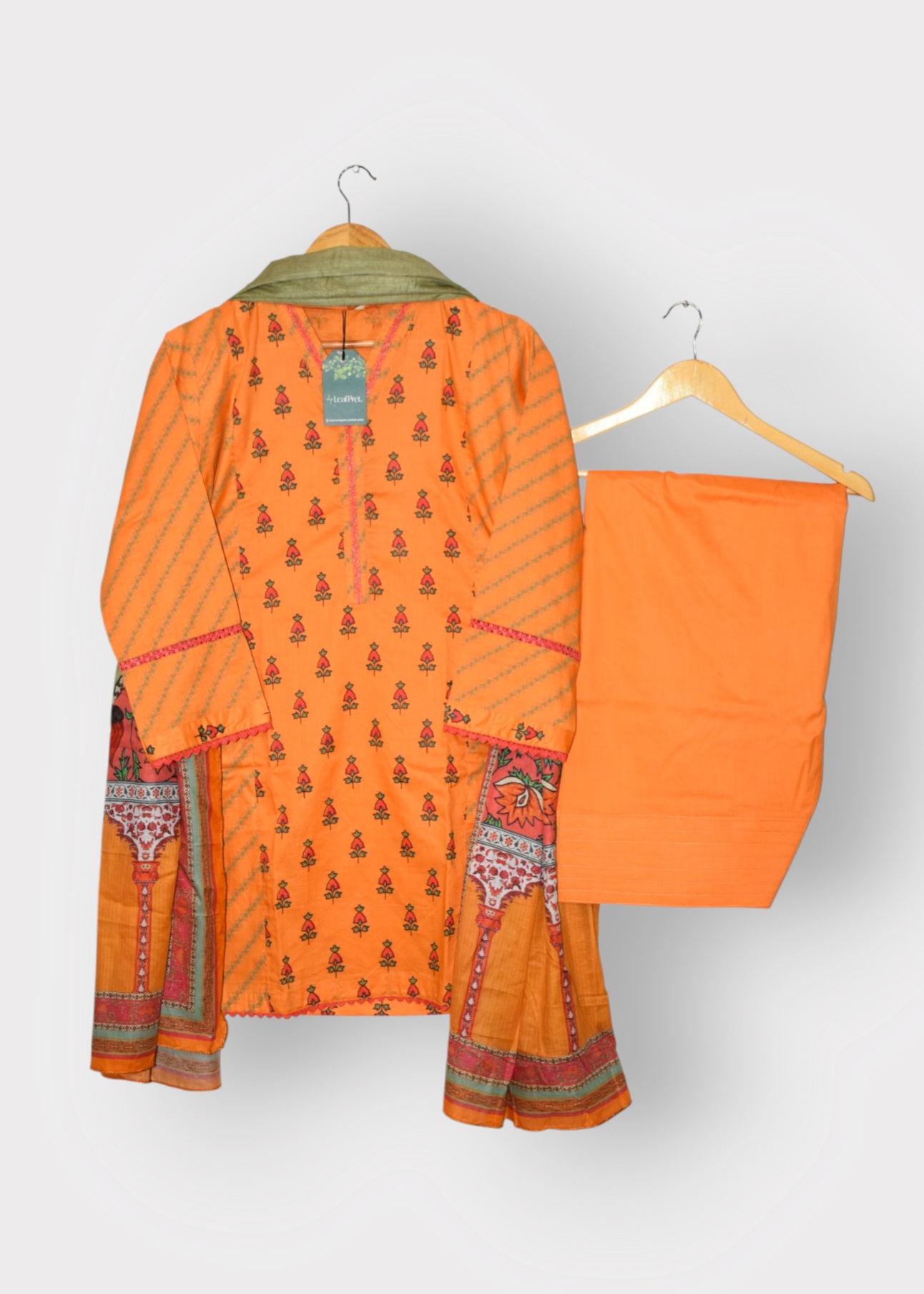 Sunset Muse – 3 Piece Farshi Shalwar With Lawn Duppata