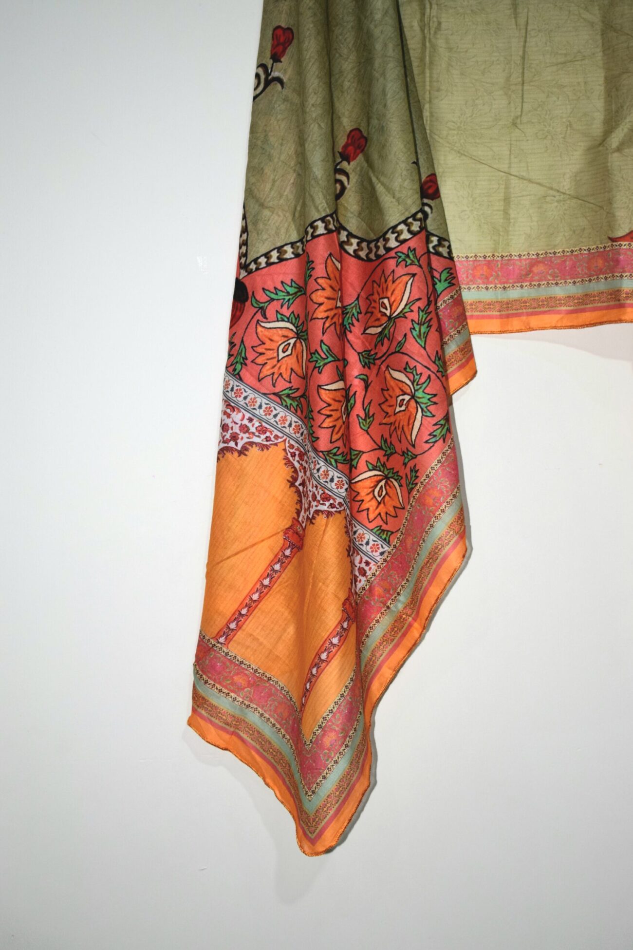 Sunset Muse – 3 Piece Farshi Shalwar With Lawn Duppata - Image 5