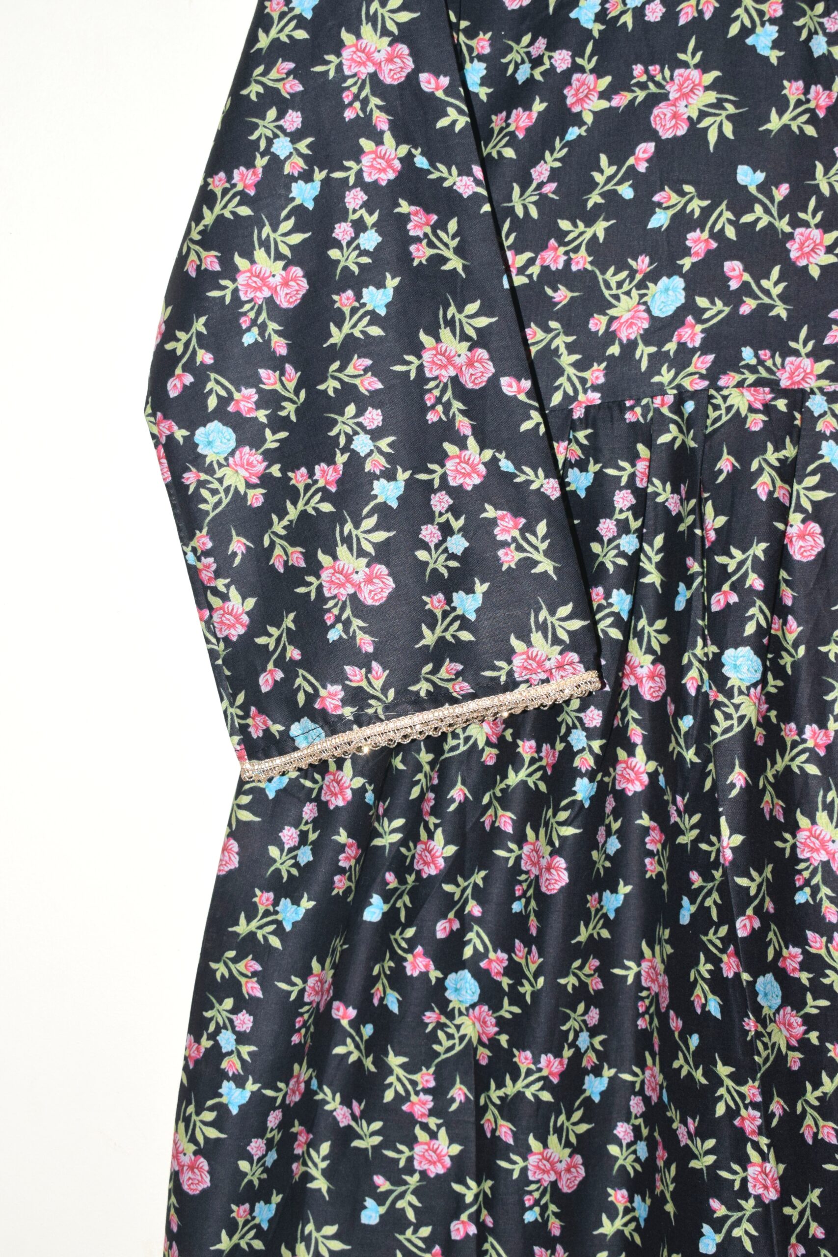 Midnight Petals - 2 Piece Frock (Ready To Wear) - Image 3