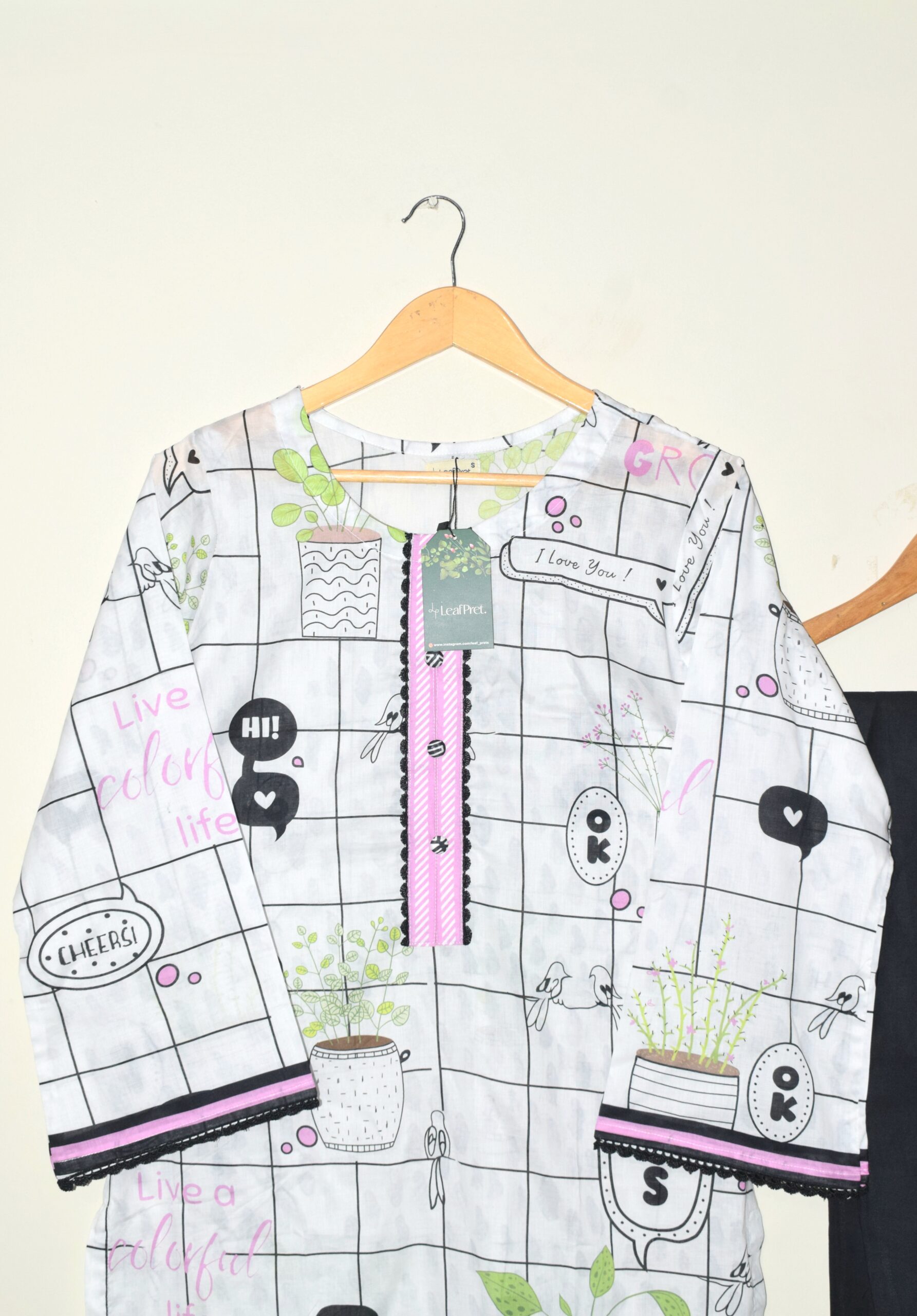 Say Hello! - 2 Piece Digital Printed (Ready To Wear) - Image 2