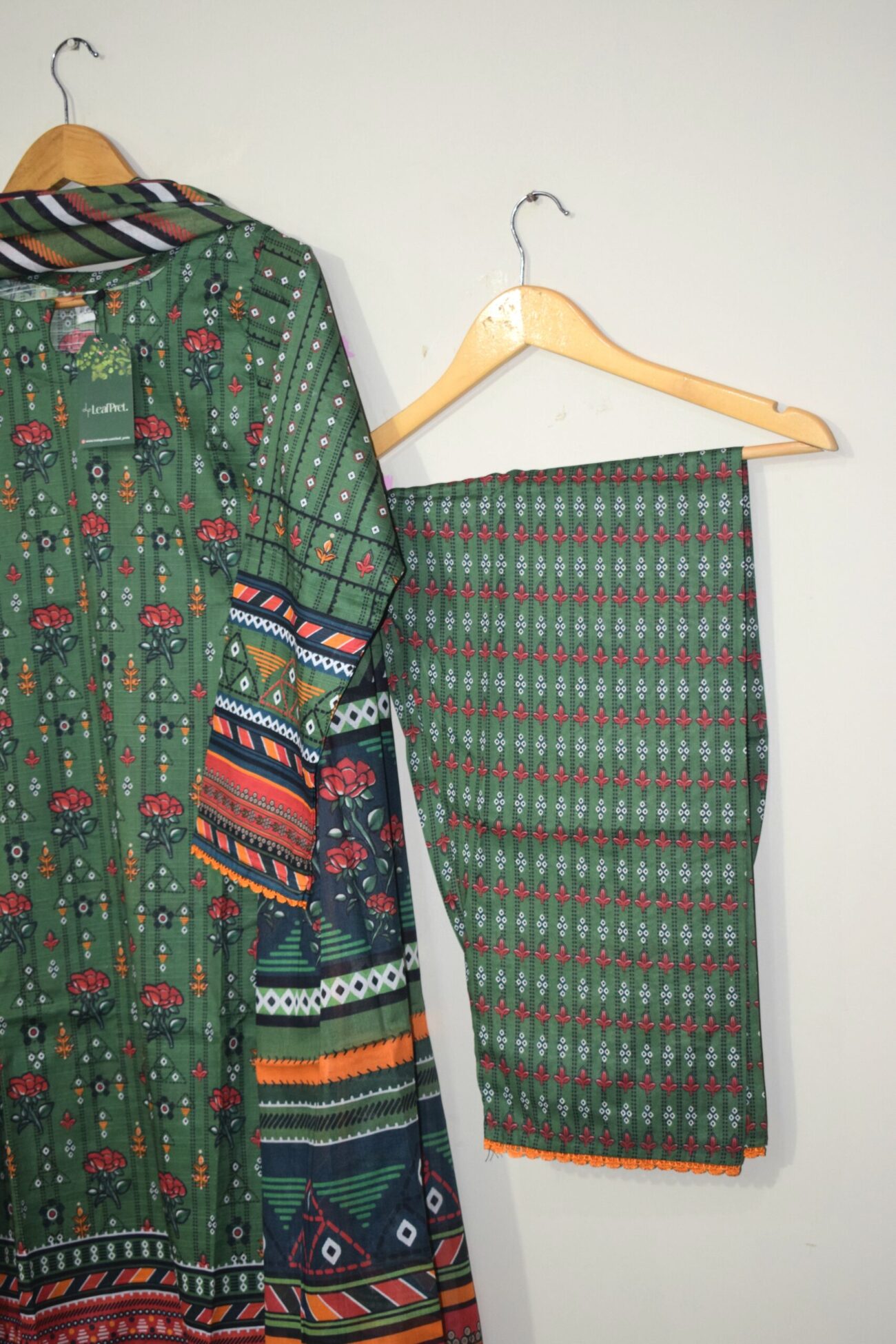 Nomadic Green - Bana Dora 3-Piece (Stitched) - Image 2