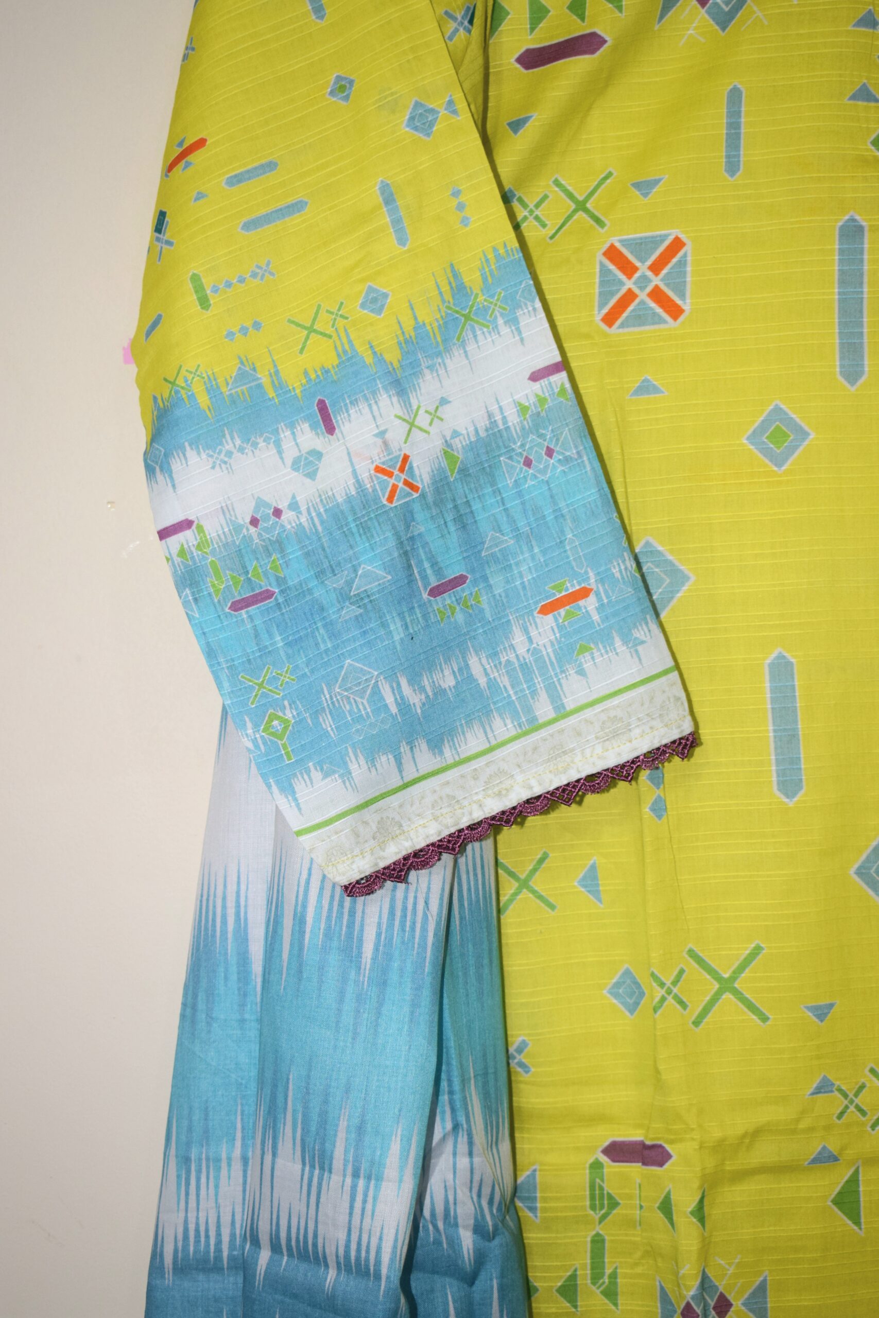 Desert Gleam - Bana Dora 3-Piece With Lawn Dupatta (Stitched) - Image 4