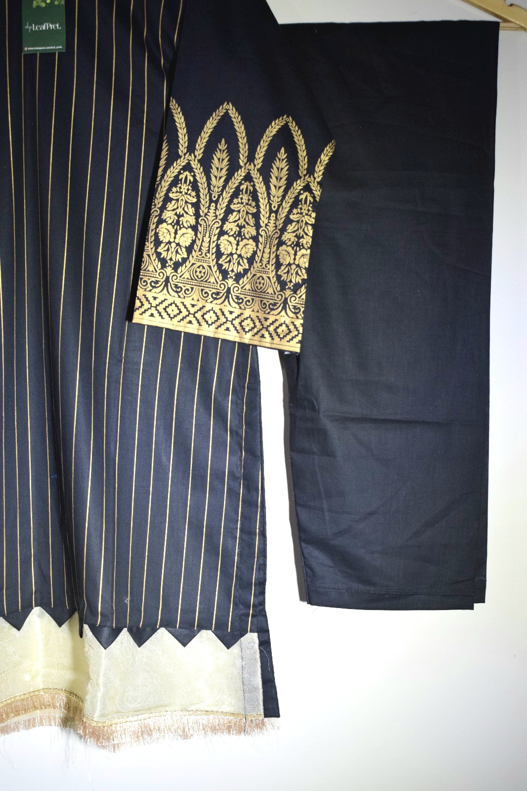 Black Gold - 2 Piece Hand Screen Printed (Stitched) - Image 3