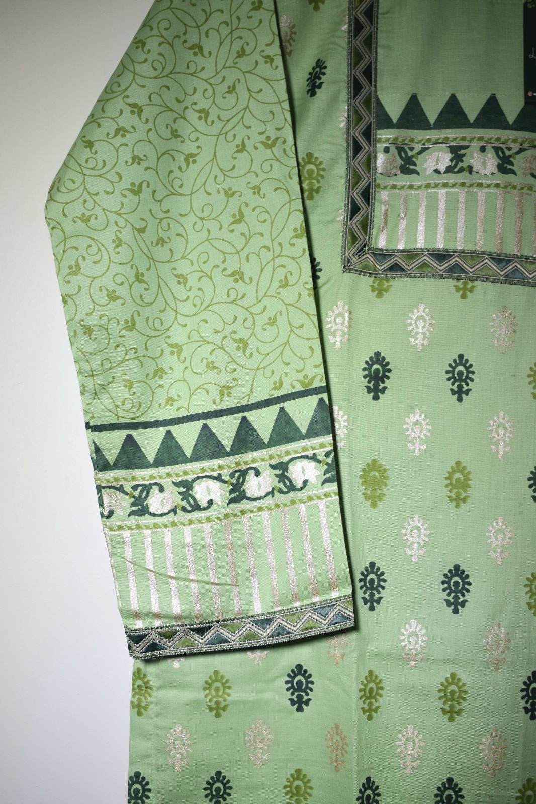 Pistachio - 2 Piece Hand Screen Printed (Stitched) - Image 2