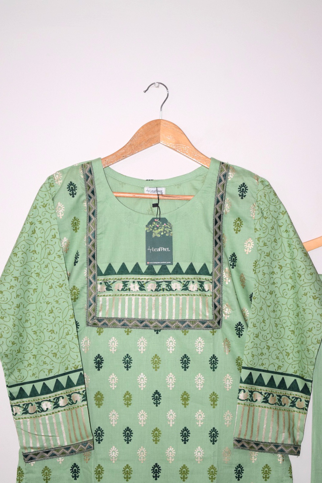 Pistachio - 2 Piece Hand Screen Printed (Stitched) - Image 4