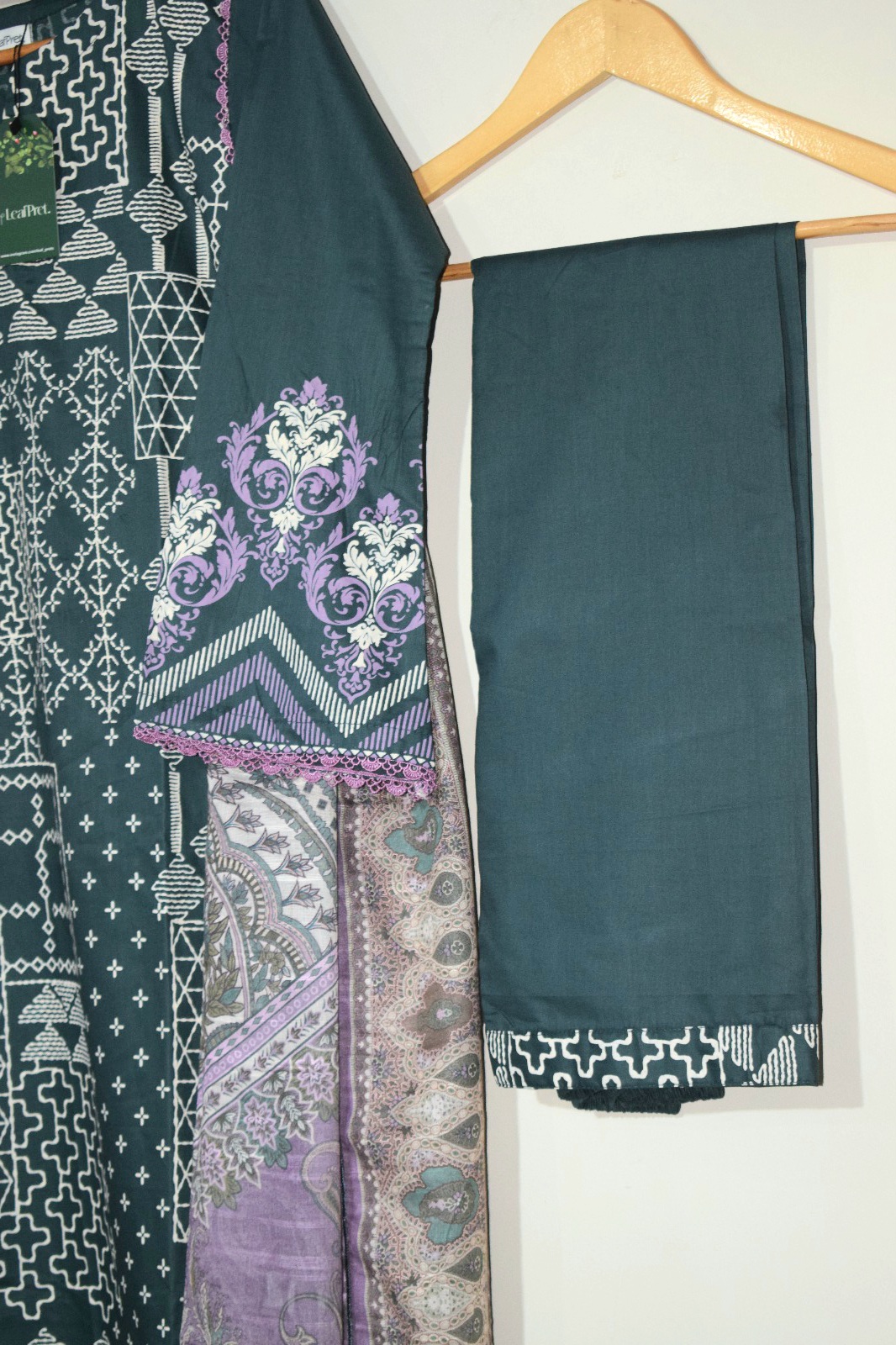 Ivy Green - 3 Piece Hand Screen Printed (Ready to Wear) - Image 3