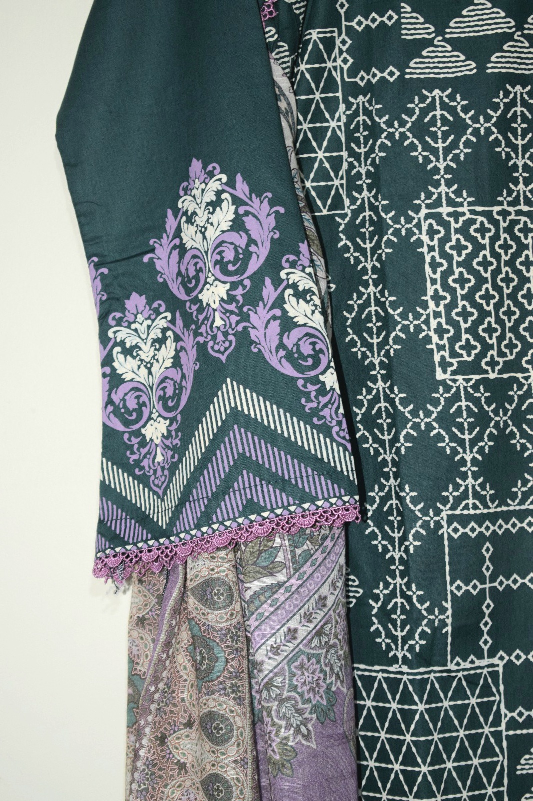 Ivy Green - 3 Piece Hand Screen Printed (Ready to Wear) - Image 4