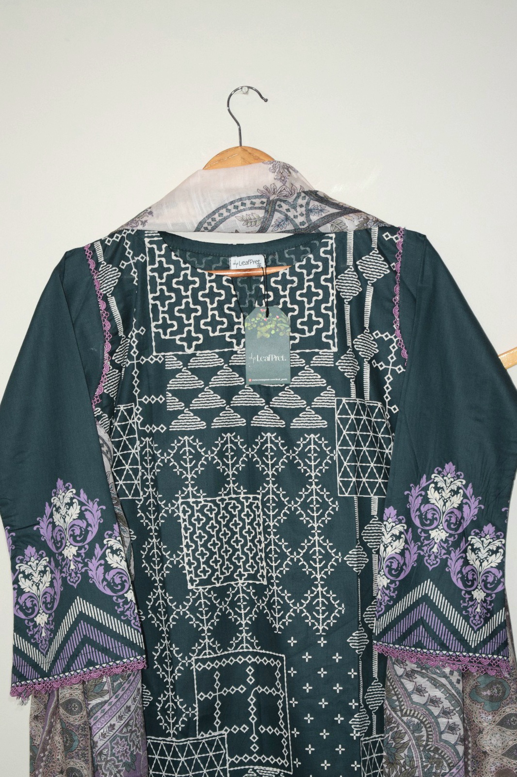 Ivy Green - 3 Piece Hand Screen Printed (Ready to Wear) - Image 2