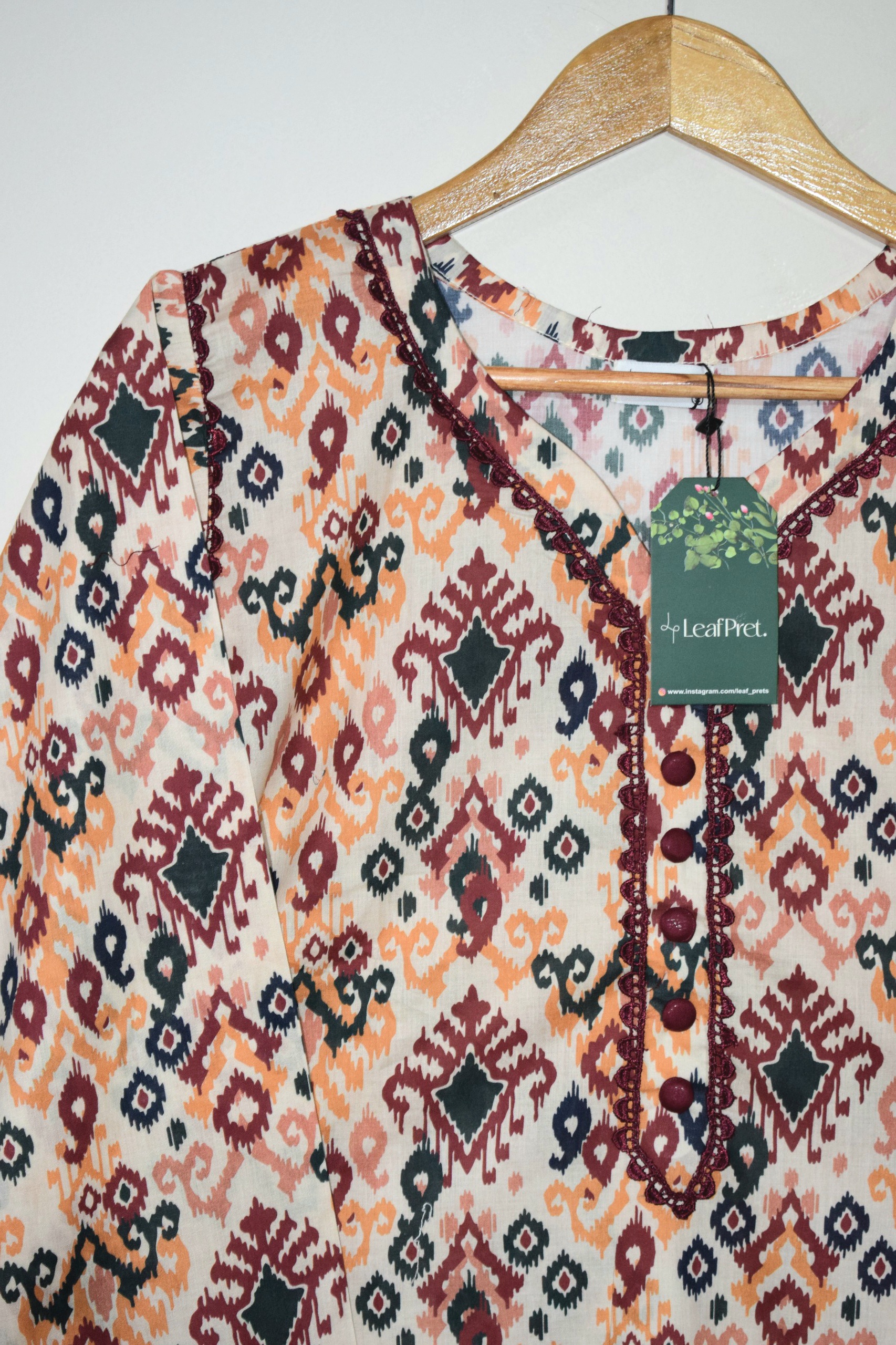 Saffron - 2 Piece Digital Printed (Stitched) - Image 2