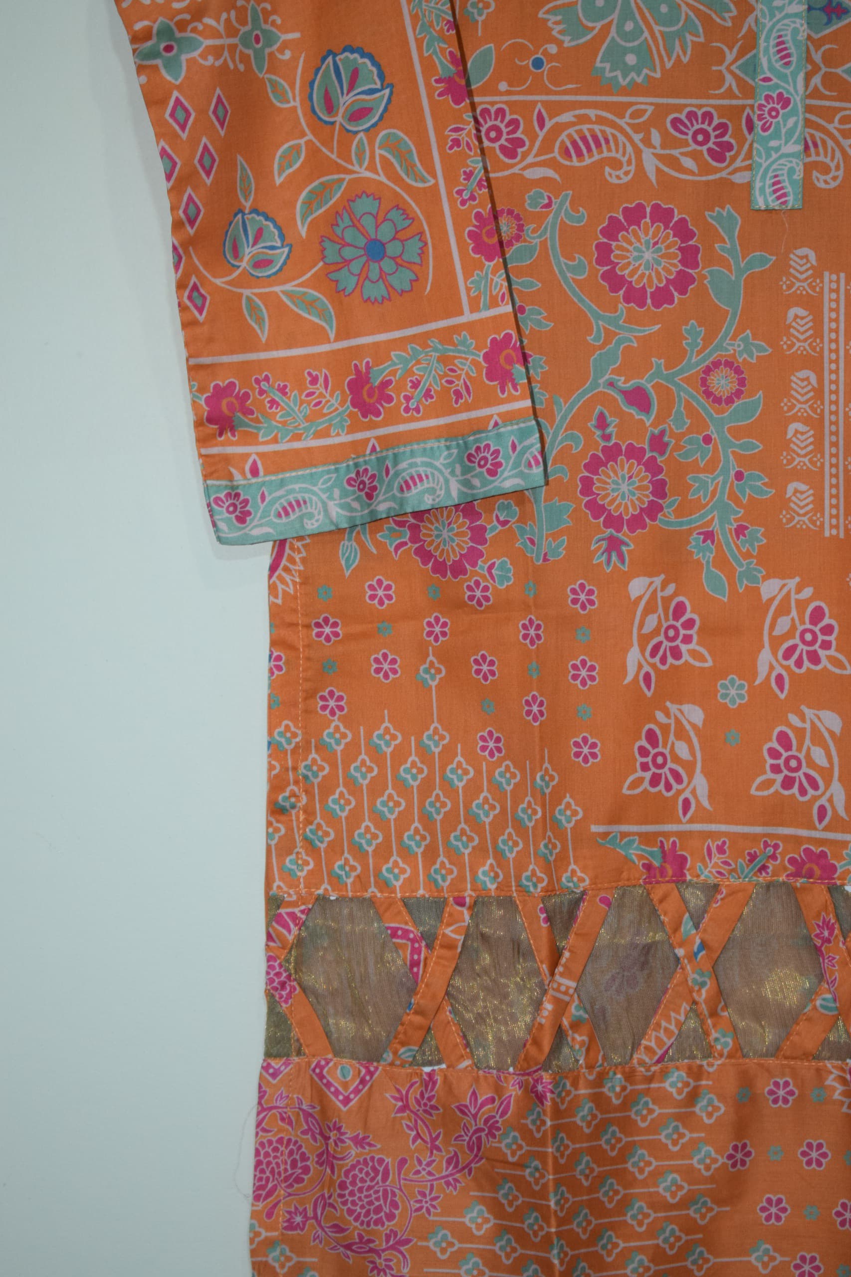 Orange - 2 Piece Digital Printed (Stitched) - Image 3