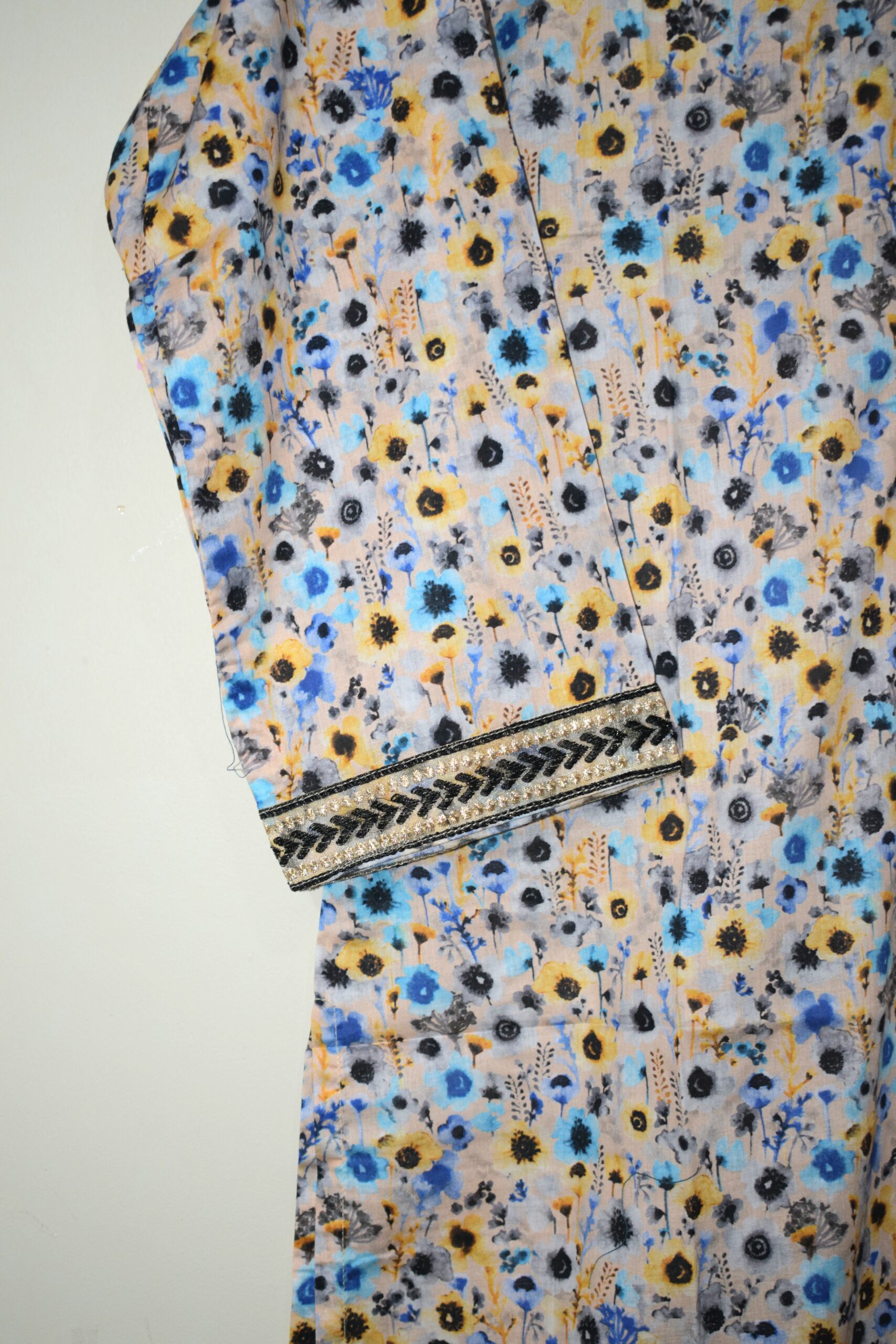 Petal Storm - Digital Print Kurti (Ready To Wear) - Image 2