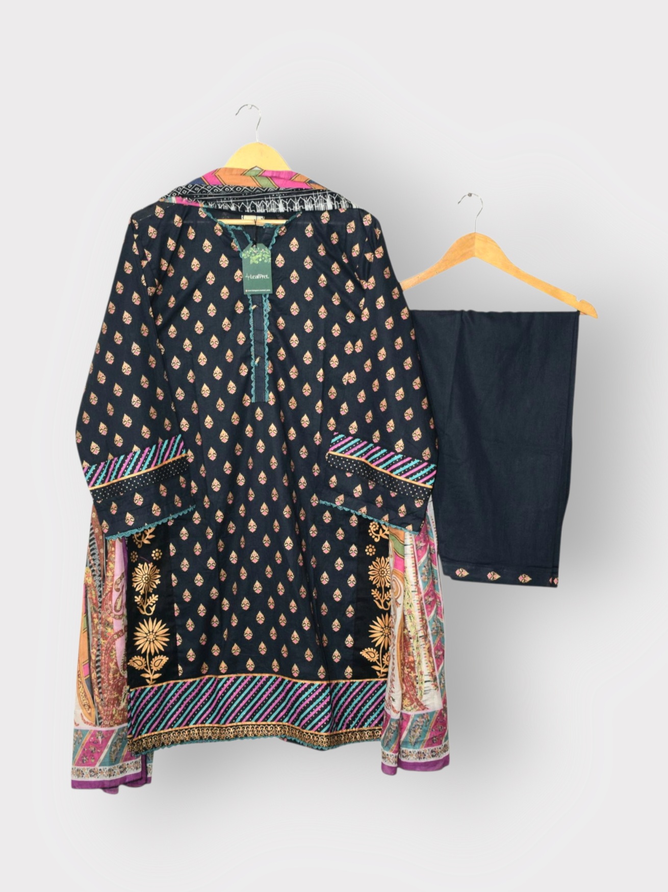 Noir Blossom - 3 Piece Eid Luxe Wear '25 (Stitched)