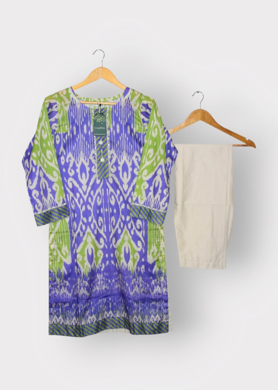 Vibrance - 2 Piece Digital Printed (Ready To Wear)