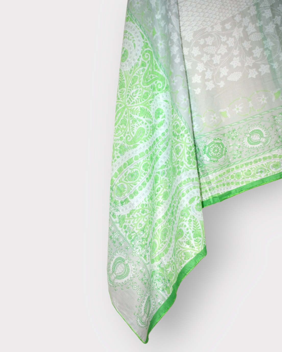 Lime Grace – 3-Piece Stitched Lawn Suit for Women with Printed Dupatta (Ready to Wear) - Image 5