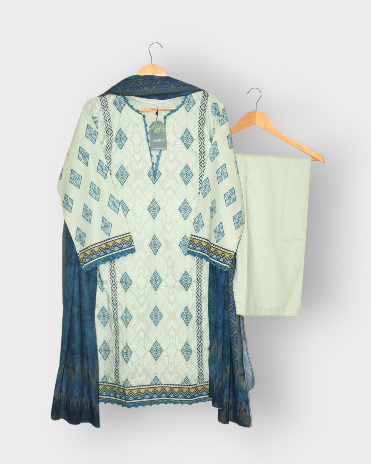 New Summer Dusk – Stitched 3-Piece Lawn Suit with Palazzo & Printed Dupatta | Ready to Wear