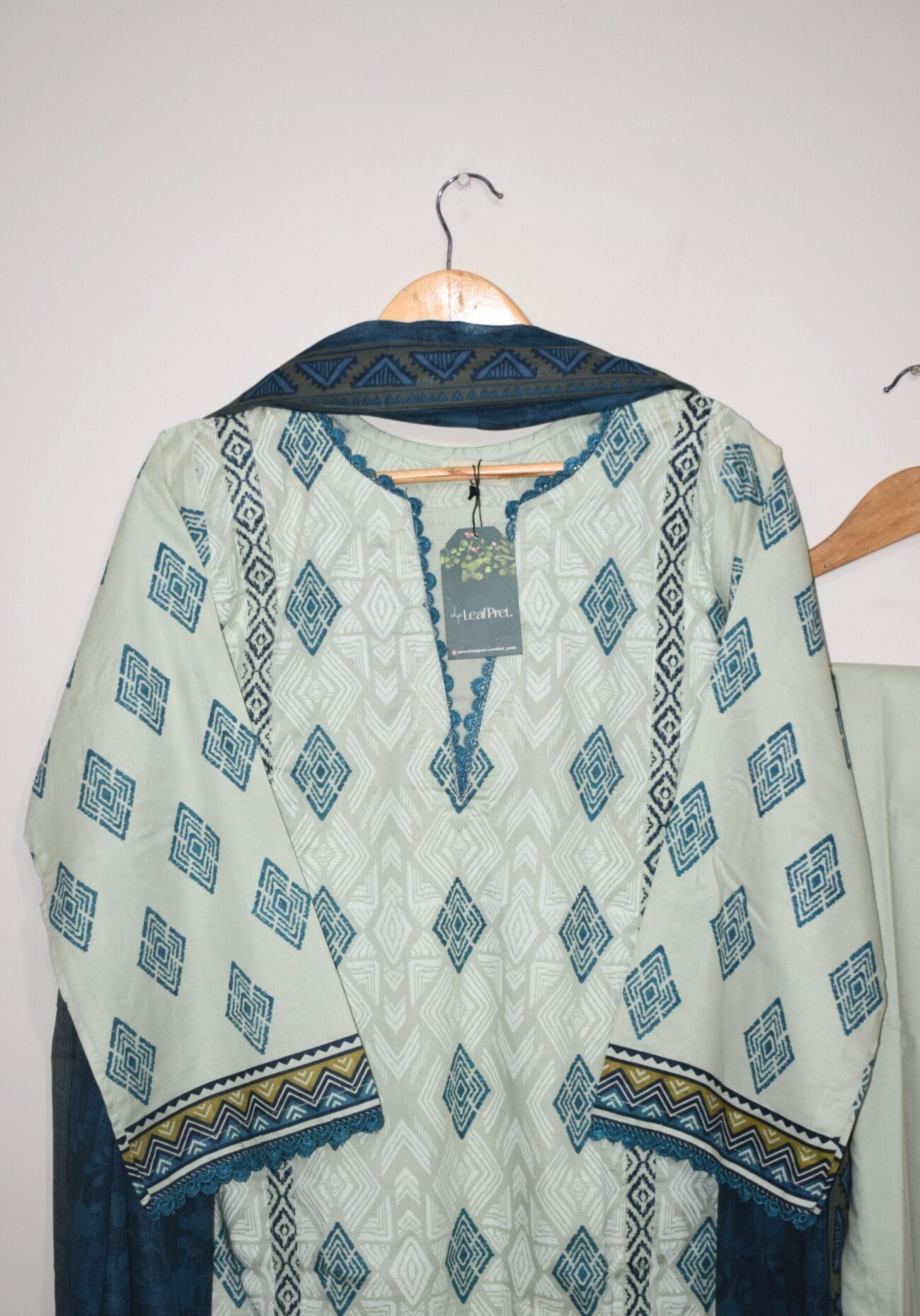 New Summer Dusk – Stitched 3-Piece Lawn Suit with Palazzo & Printed Dupatta | Ready to Wear - Image 2