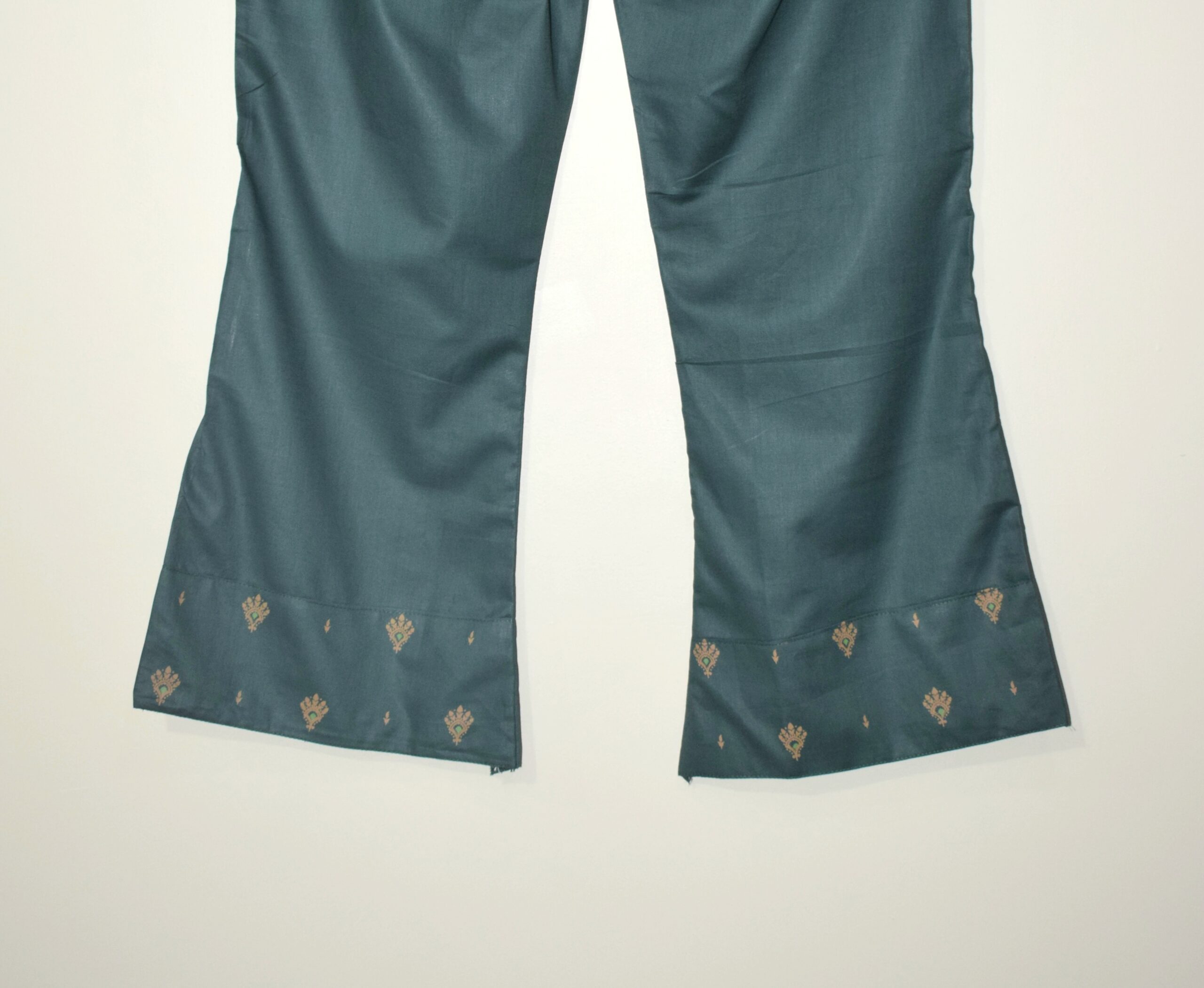 Ivory Echo – 2-Piece Stitched Co-Ord Set for Women | Short Shirt With Bell Bottom Trouser - Image 4