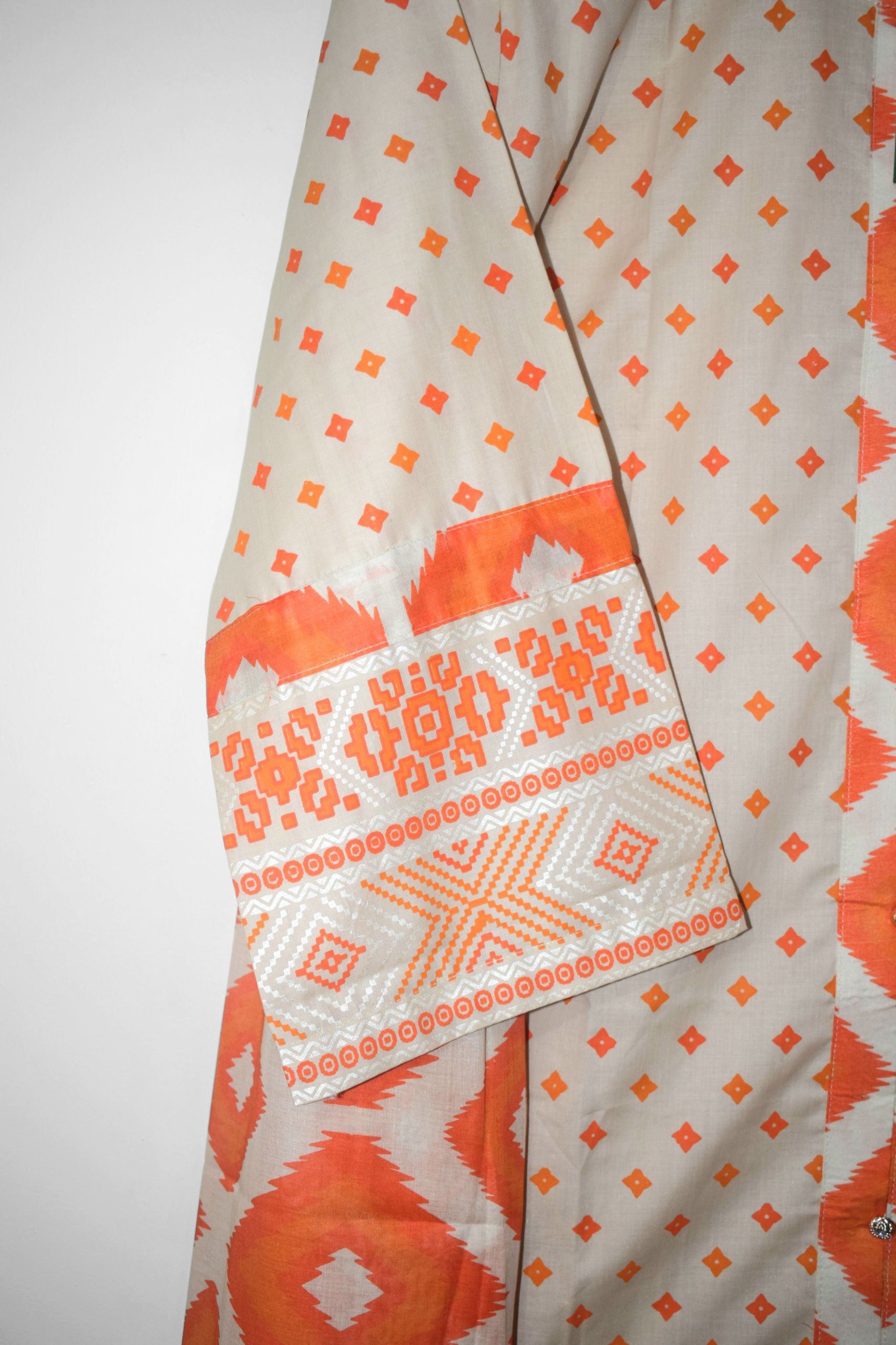 Heatline – Stitched 3-Piece Lawn Suit for Women | Modern Long Shirt with Trouser & Dupatta - Image 3