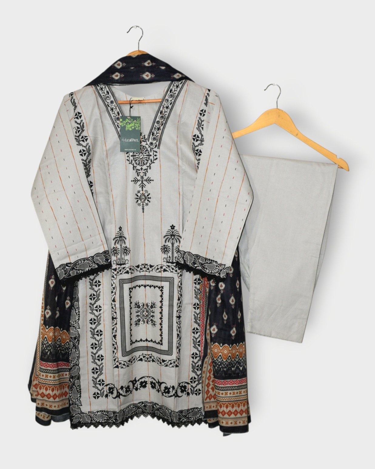 Palm Dusk full look stitched suit by LeafPret