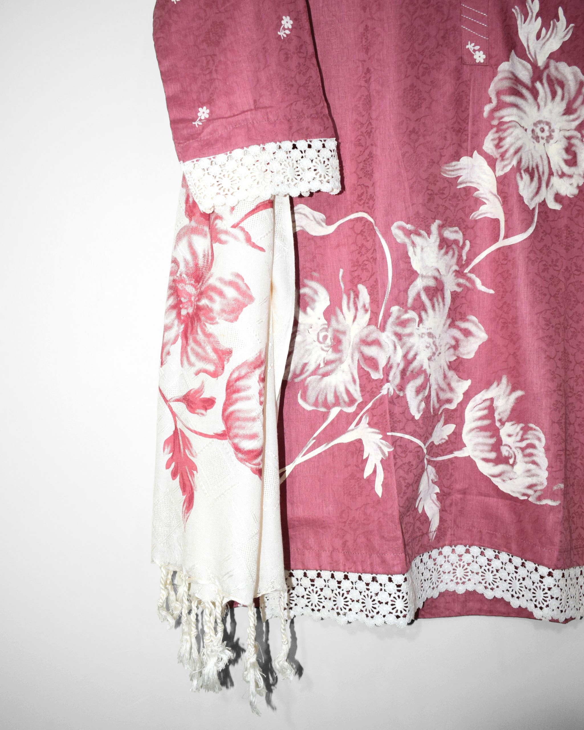 Rosewood suit daman lace closeup by LeafPret