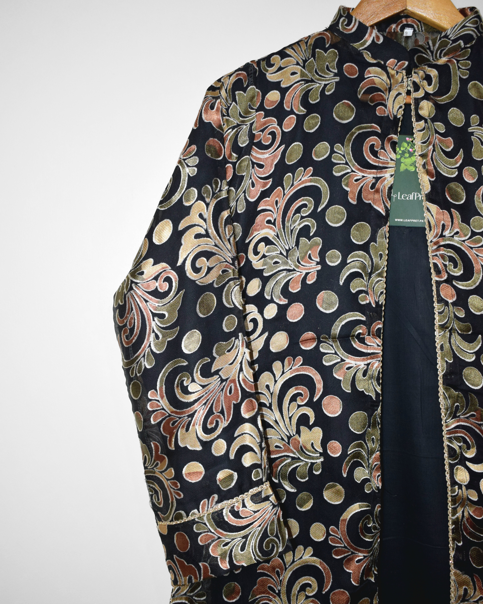 Palachi suit sleeves closeup