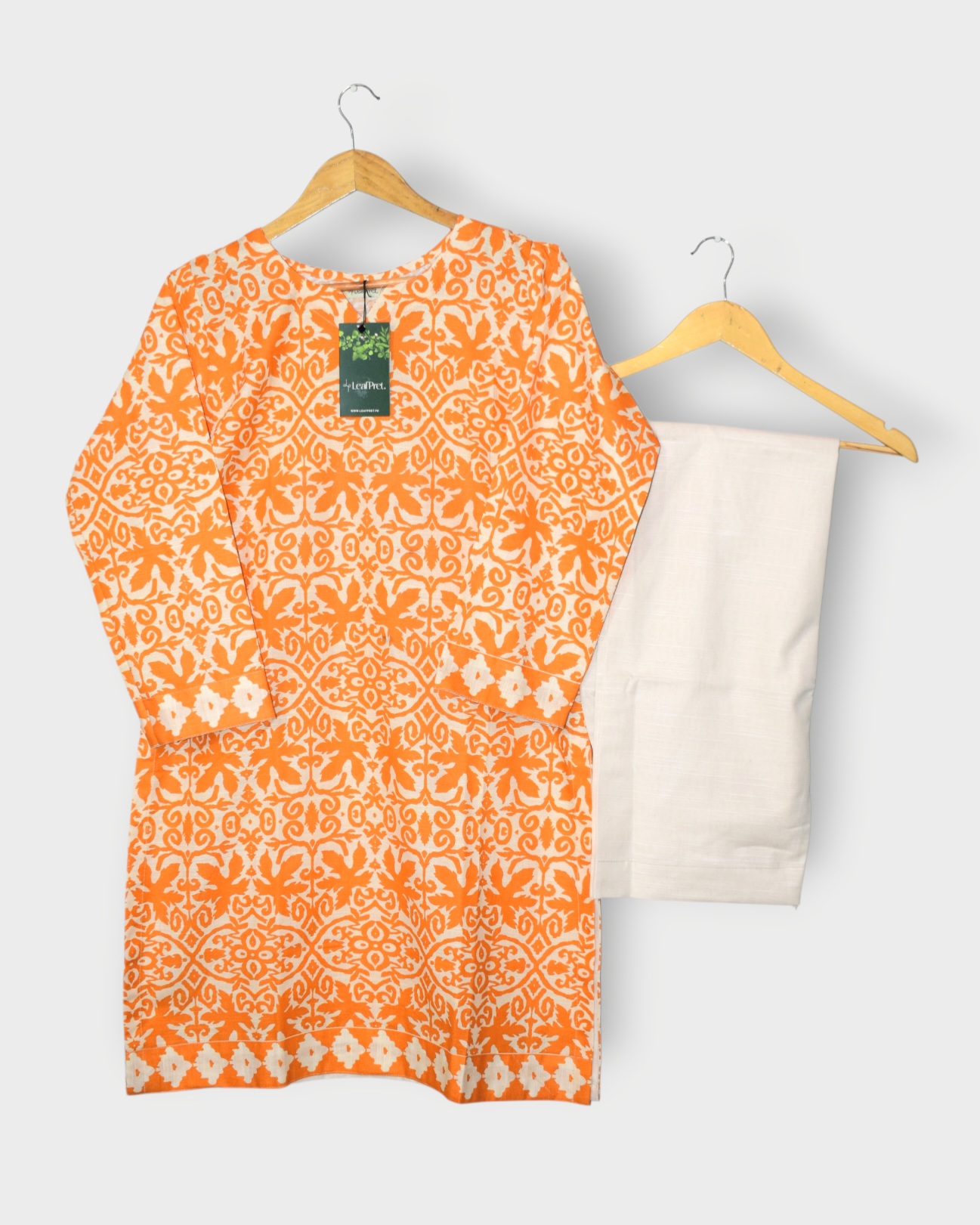 Sundawn 2-piece winter khaddar suit front view showing full outfit and modern winter style