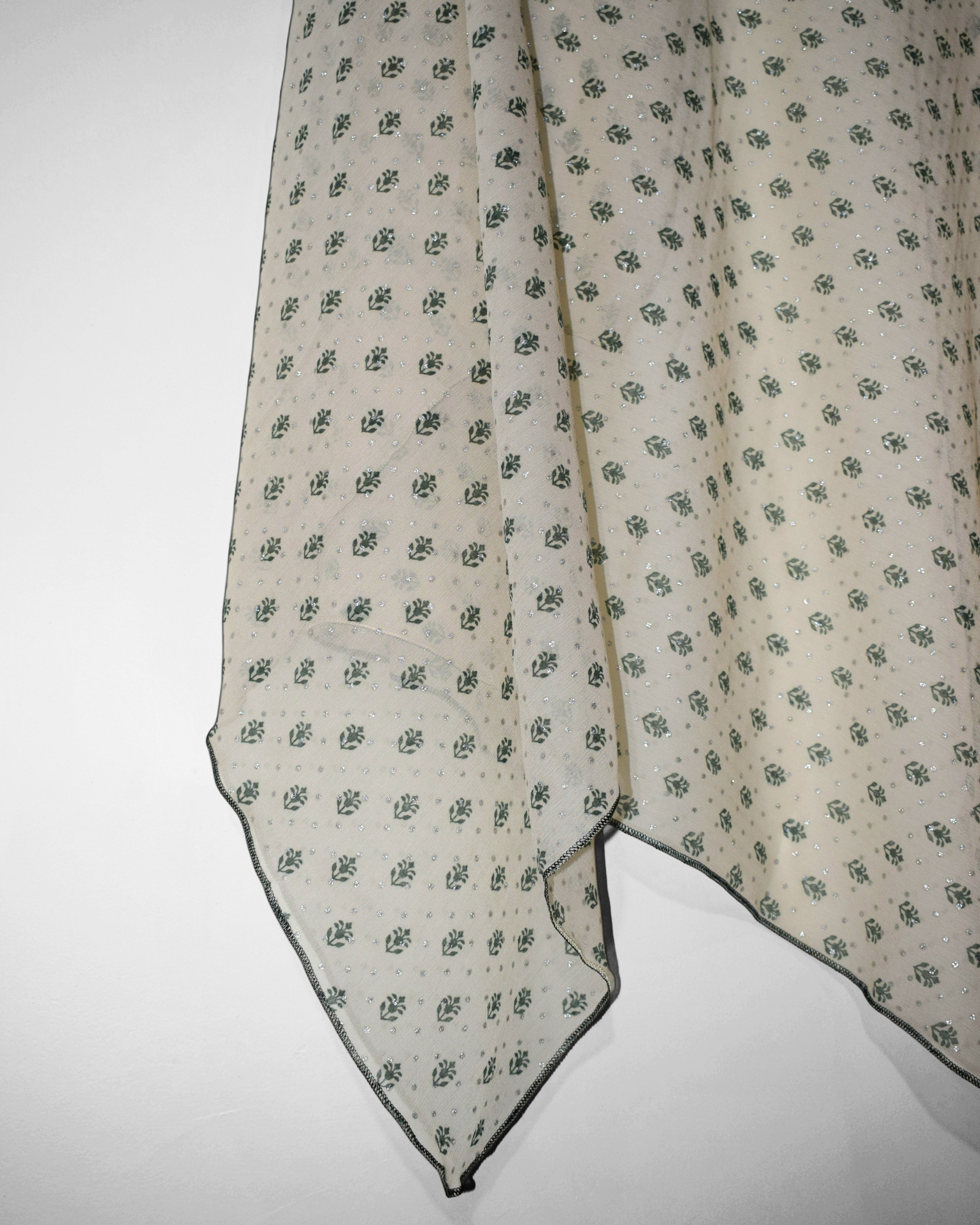 Mehr Noor chiffon glitter screen printed dupatta