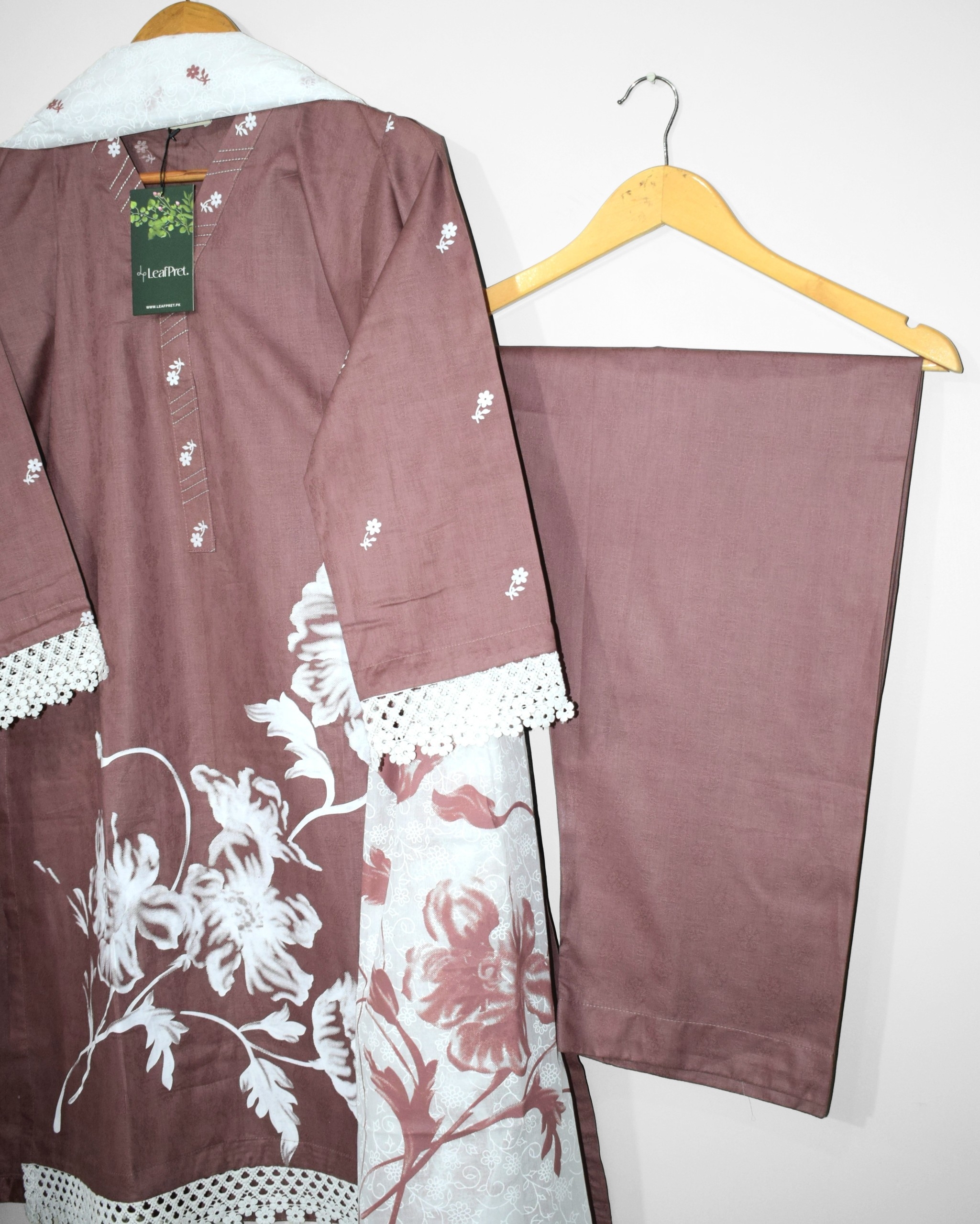 Rosewood 2.0 LeafPret self jacquard trouser stitched suit